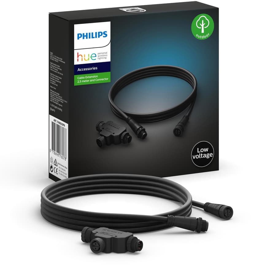 Philips Hue Outdoor Extension Cable 2,5m + T-Part
