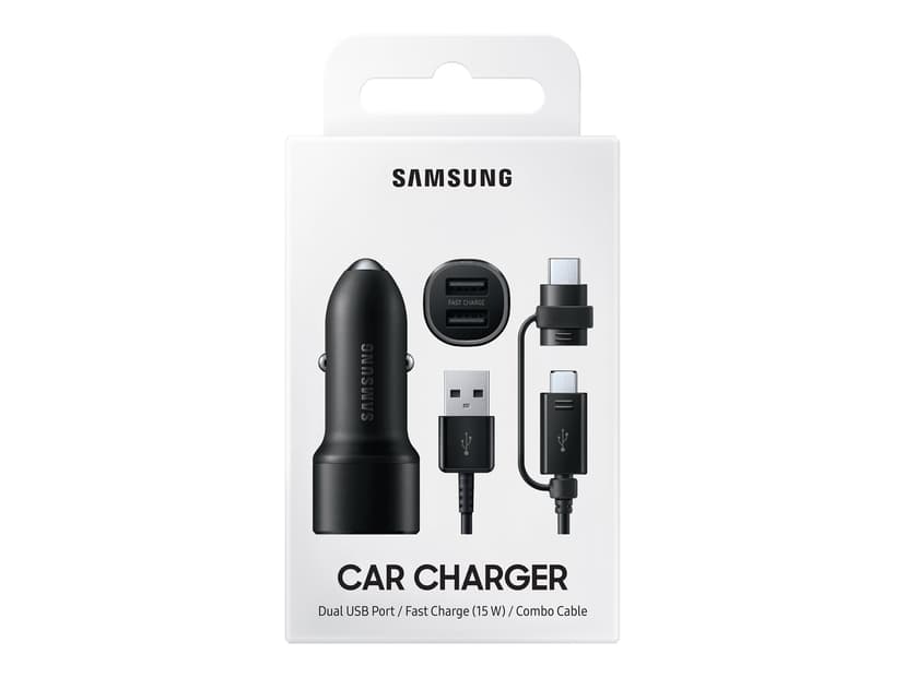 Samsung Dual Car Charger EP-L1100 Svart