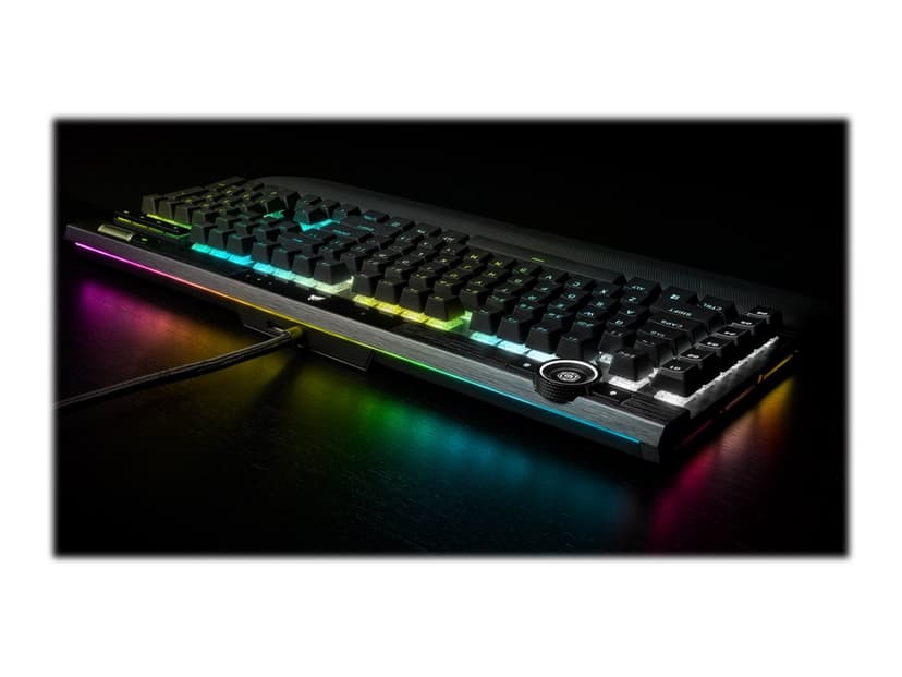 Corsair K100 RGB Mechanical Keyboard Kablet Tastatur Nordisk Svart