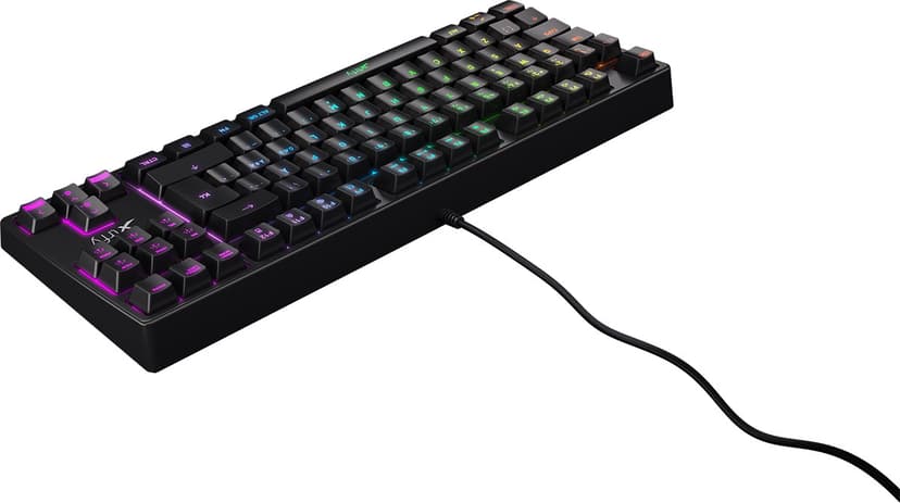 Xtrfy K4 TKL RGB Kablet Nordisk Svart Tastatur
