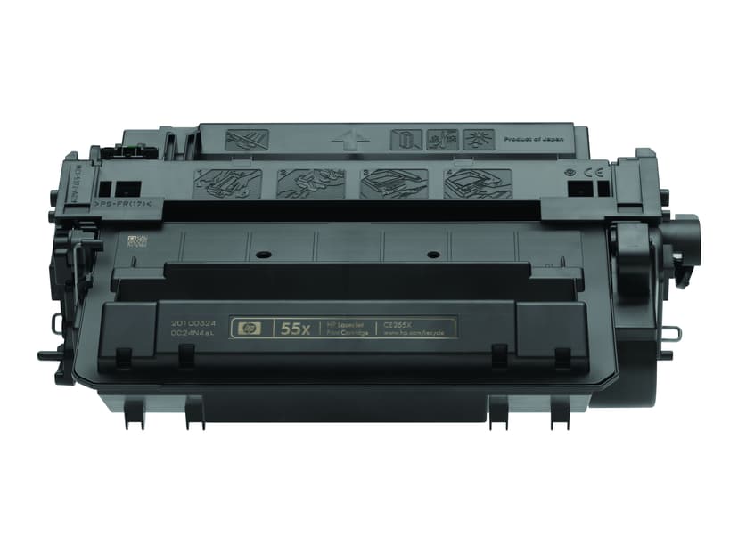 HP Värikasetti Musta 55X 12.5K - CE255XD 2-Pack
