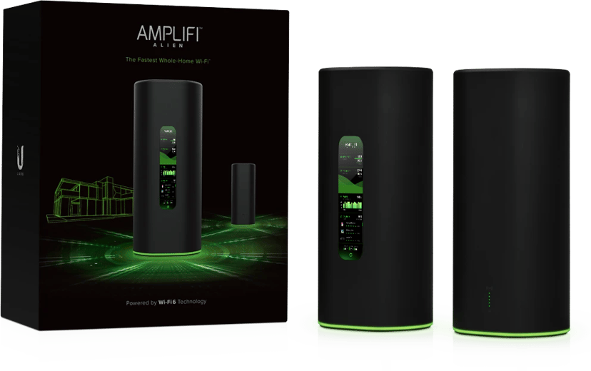 Ubiquiti AmpliFi Alien WiFi 6 Mesh Router & Meshpoint
