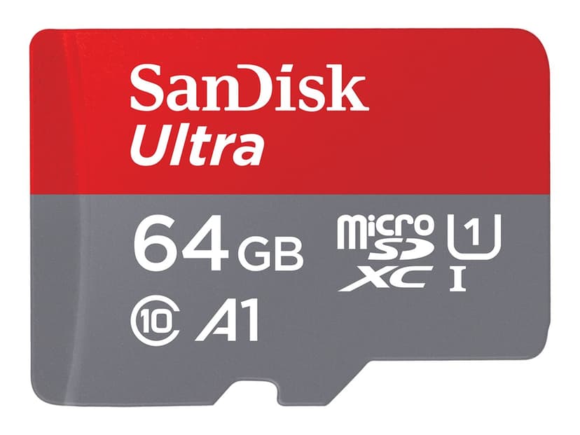 SanDisk Ultra 64GB microSDXC UHS-I Memory Card