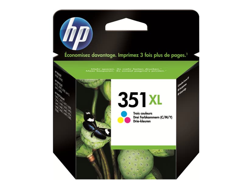HP Blæk Farve No.351XL OfficeJet J5780 13ml