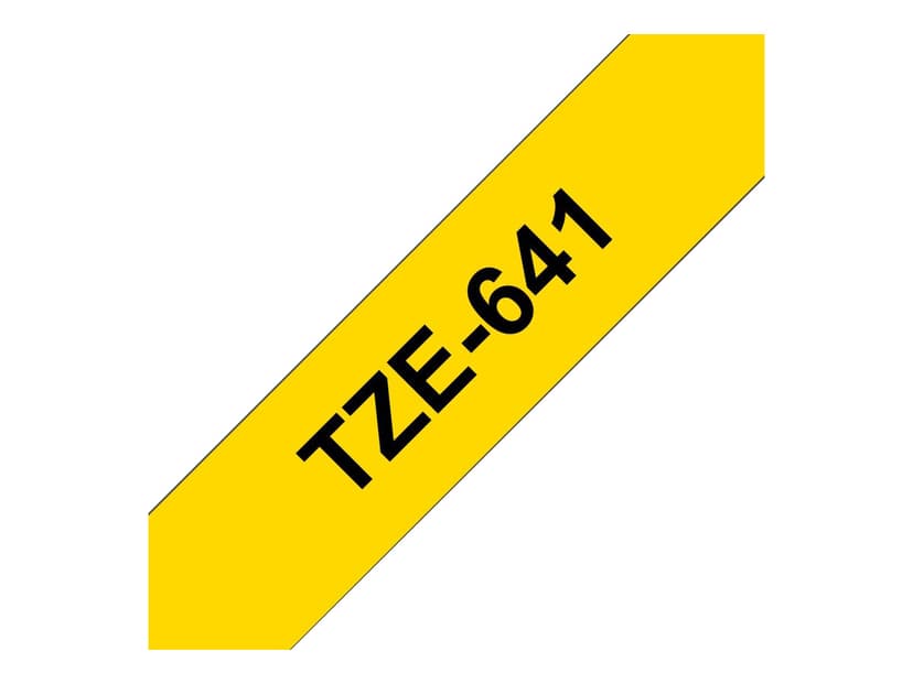 Brother Tape TZE-641 18mm Sort/Gul