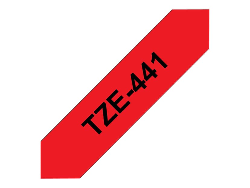 Brother Tape TZE-441 18mm Sort/Röd