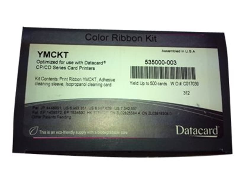 Datacard Farvebånd Color YMCKT 500 Felt - SD260/SP35/55/75