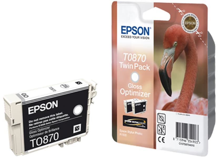 Epson Bläck Gloss Optimizer T0870 - R1900 2-PACK