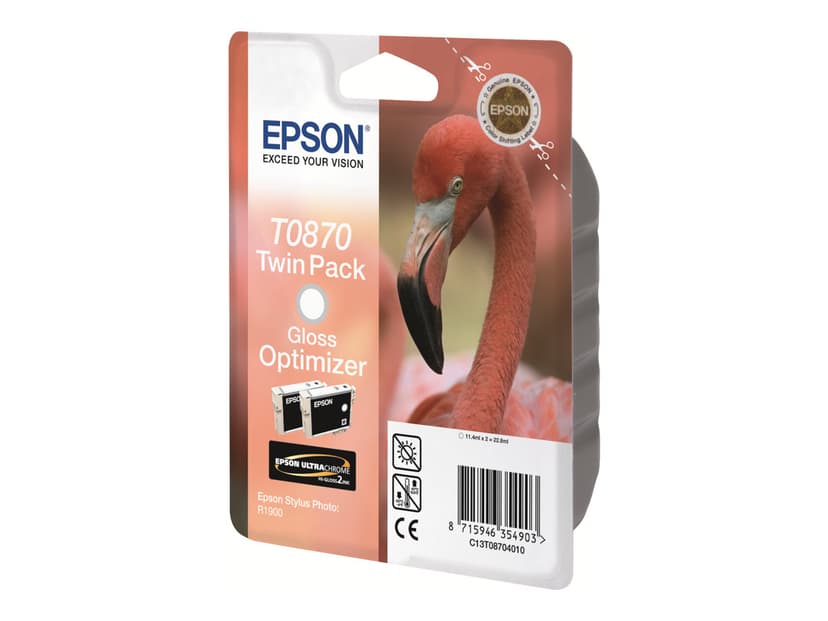 Epson Muste Gloss Optimizer T0870 - R1900 2-PACK