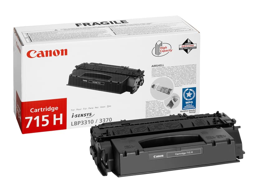 Canon Toner Svart 715H 7k - LBP3370/3310