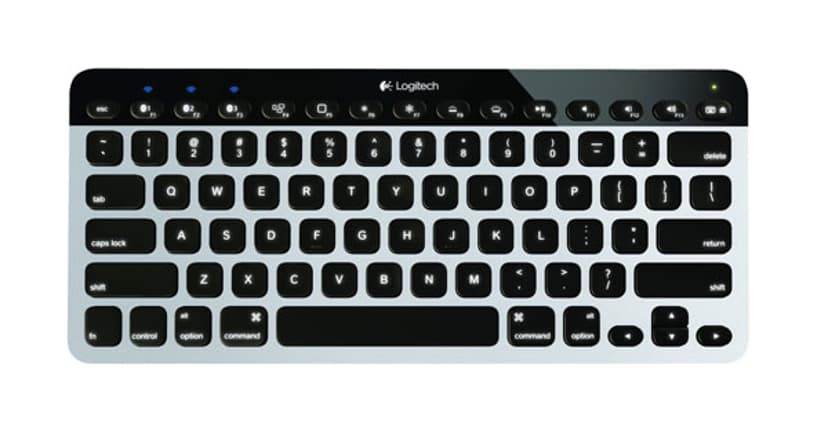 Logitech Easy-Switch K811 tastatur Trådløs Tastatur Sølv, Svart