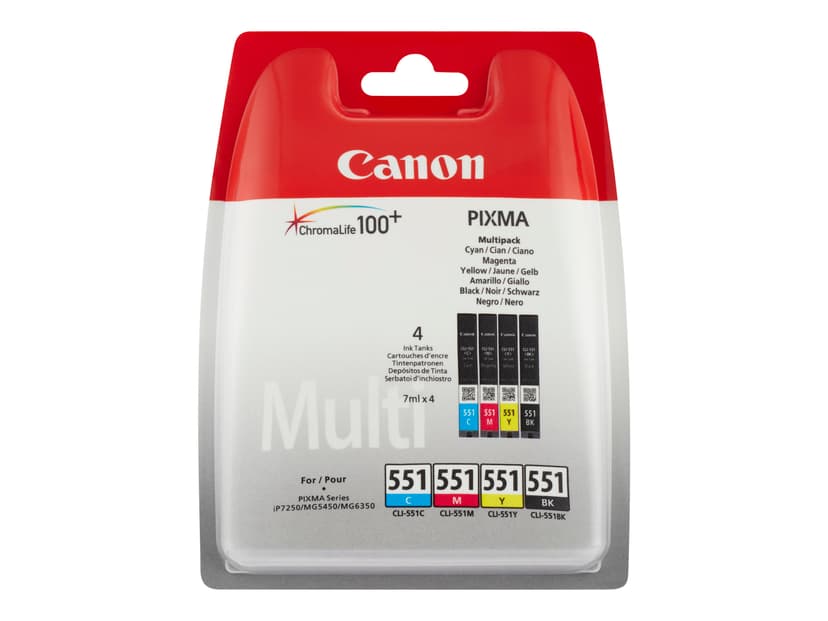 Canon Inkt Multipack CLI-551 (C/M/Y/BK)