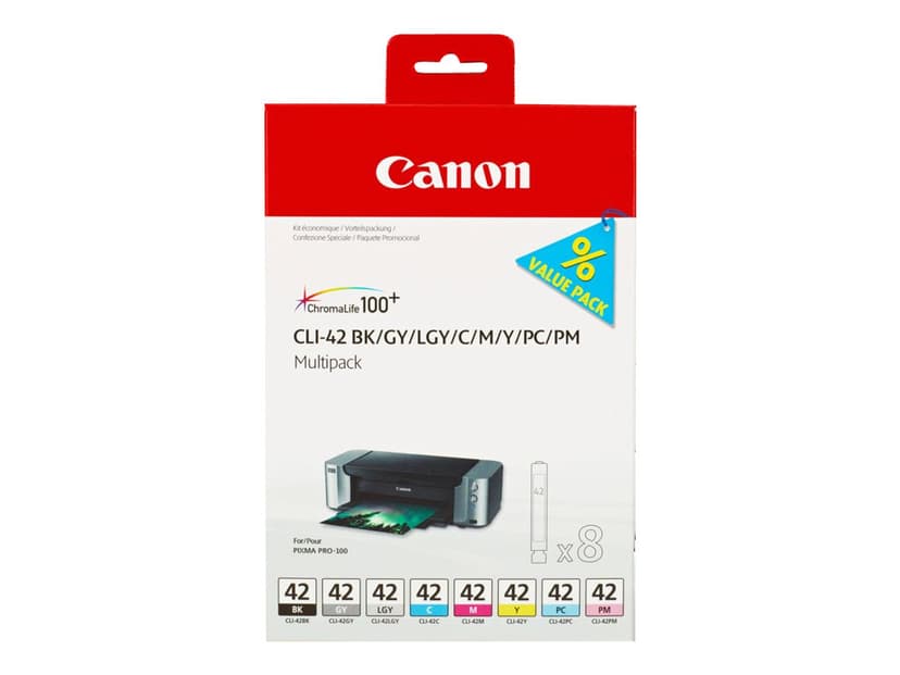 Canon Blæk Multipak CLI-42 (8-Colors)