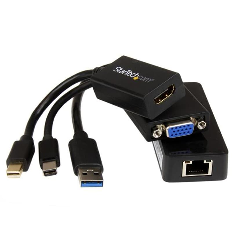 Startech Microsoft Surface Pro 3 HDMI VGA Gigabit Ethernet Adapter Kit