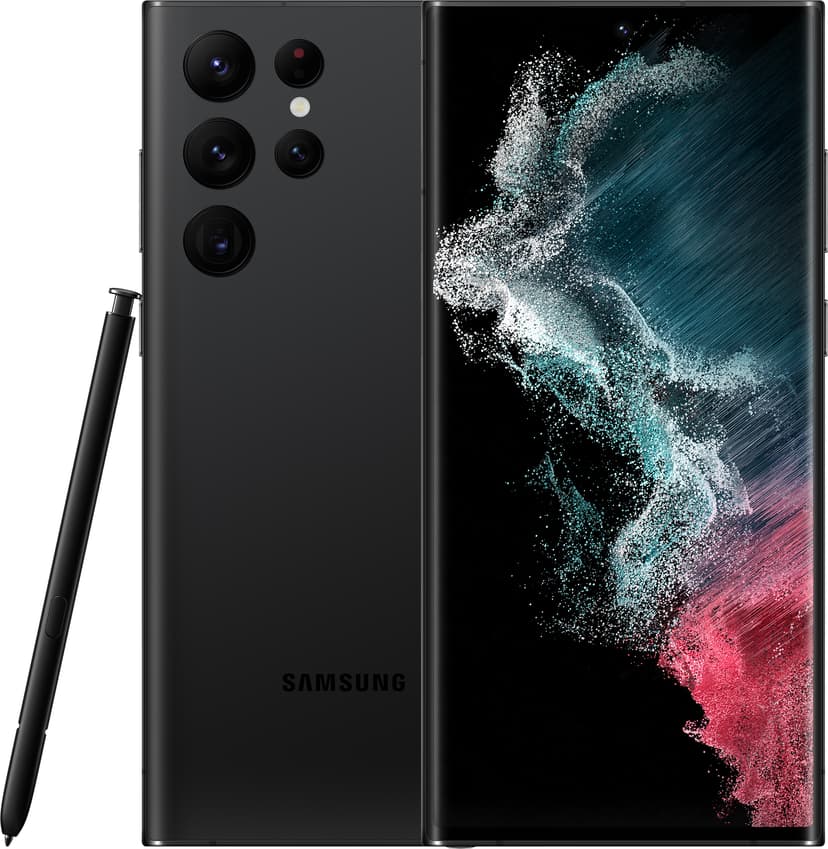 Samsung Galaxy S22 Ultra 256GB Dobbelt-SIM Fantomsvart