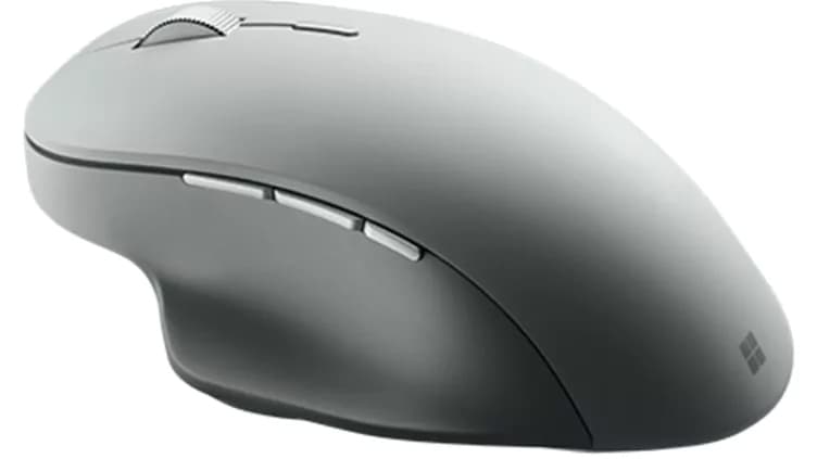 Microsoft Surface Precision Mouse Mus Kabelansluten, Trådlös Grå