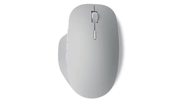 Microsoft Surface Precision Mouse Mus Kabelansluten, Trådlös Grå