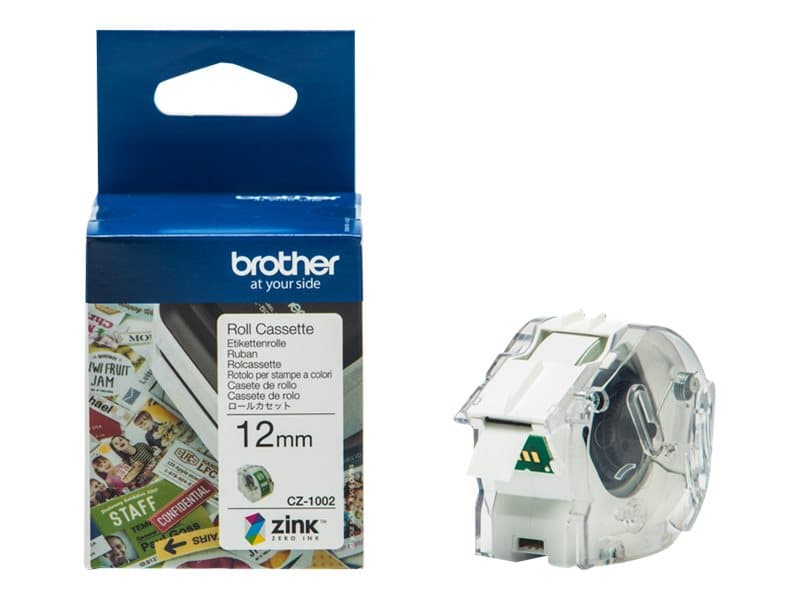 Brother Etikett/Färgband 12mm CZ-1002 - VC-500W