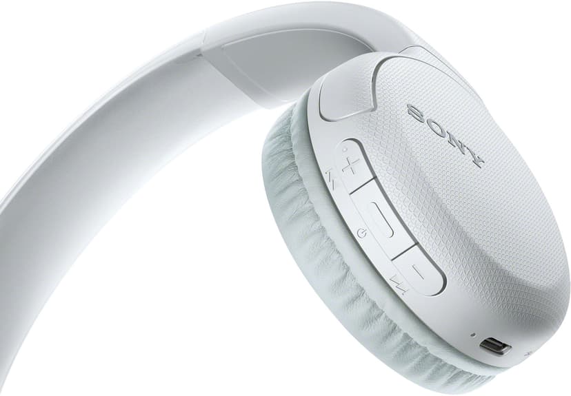 Sony WH-CH510 trådlösa hörlurar med mikrofon Vit