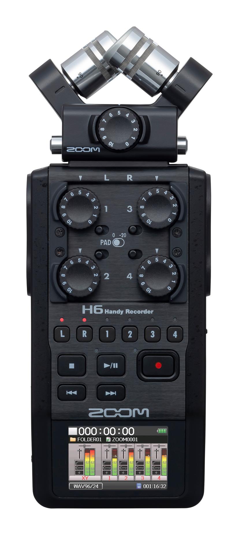 Zoom H6 Handy Recorder Svart