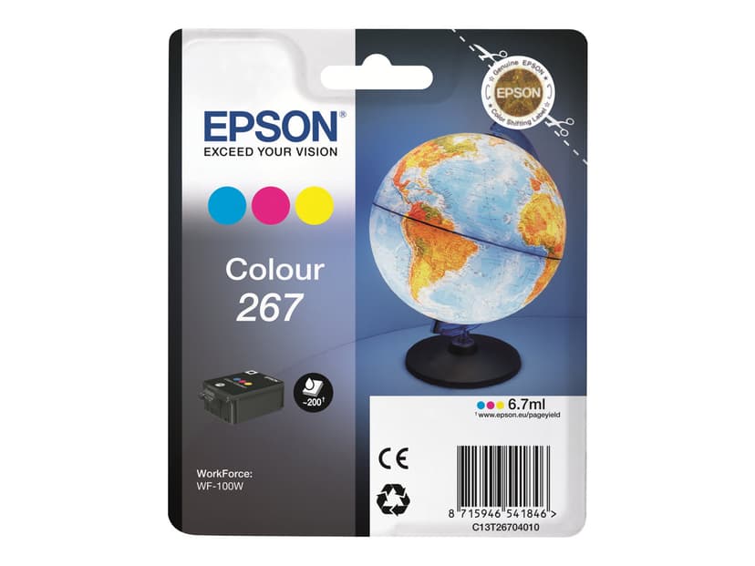 Epson Bläck Färg 267 - WF-100W #Köp