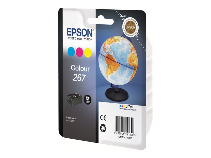 Epson Bläck Färg 267 - WF-100W #Köp