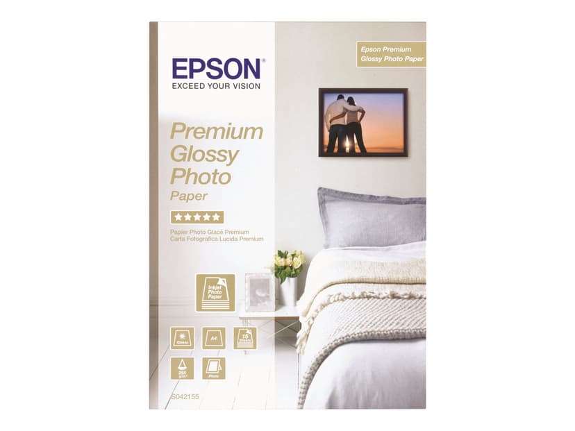 Epson Papir Photo Premium Glossy 10X15cm 40-ark 255G