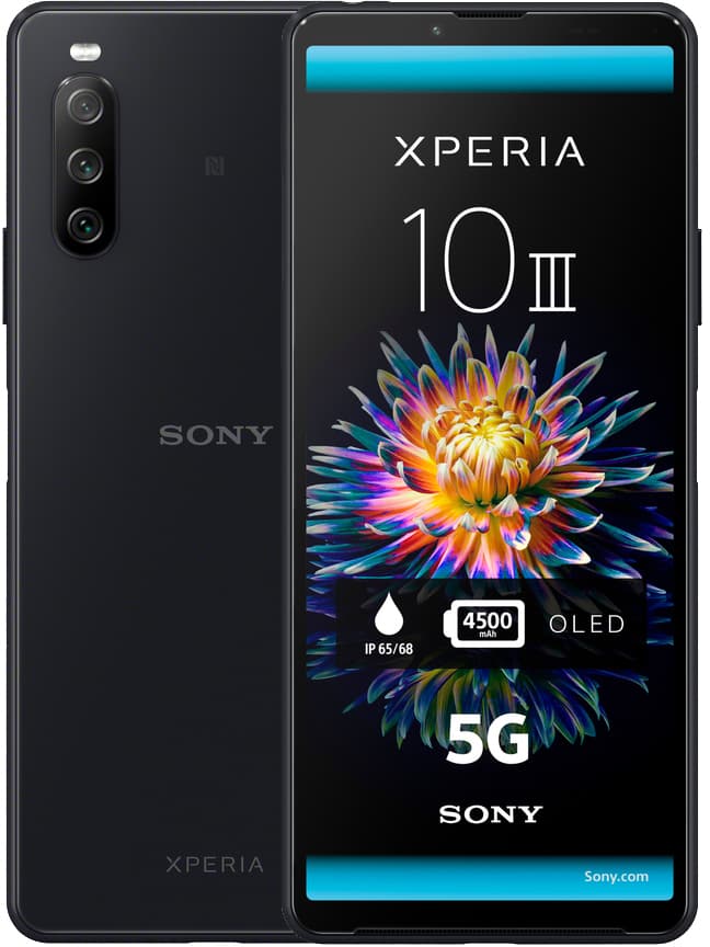 Sony XPERIA 10 III 128GB Dual-SIM Svart