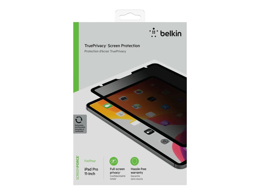 Belkin ScreenForce Privacy Screen Protector iPad Pro 11" (1st gen), iPad Pro 11" (2nd gen), iPad Pro 11" (3rd gen)