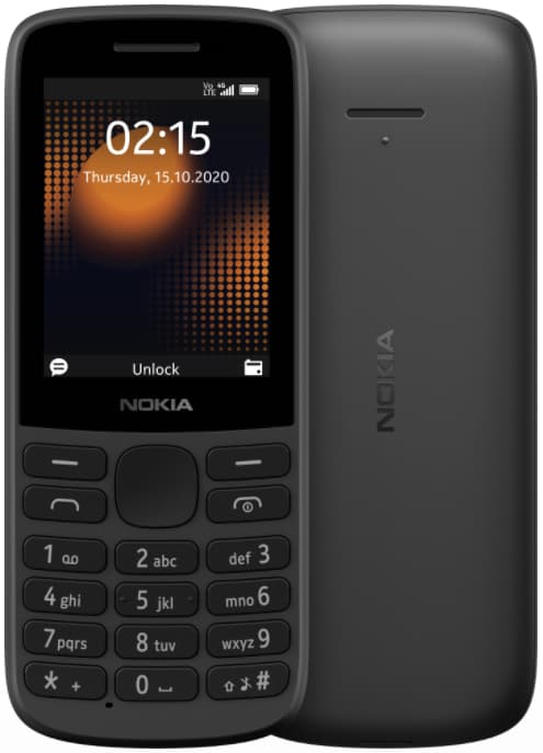 Nokia 215 4G Dual-SIM Svart