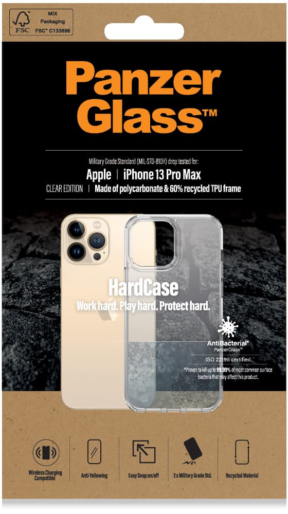Panzerglass Hardcase iPhone 13 Pro Max Transparent