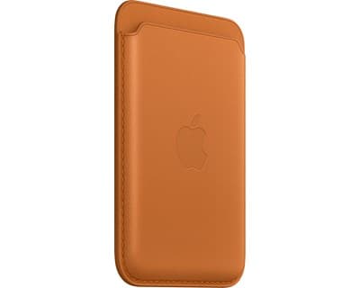 Apple iPhone-plånbok i läder med MagSafe iPhone 12, iPhone 12 Mini, iPhone 12 Pro, iPhone 12 Pro Max, iPhone 13, iPhone 13 Mini, iPhone 13 Pro, iPhone 13 Pro Max Golden brown