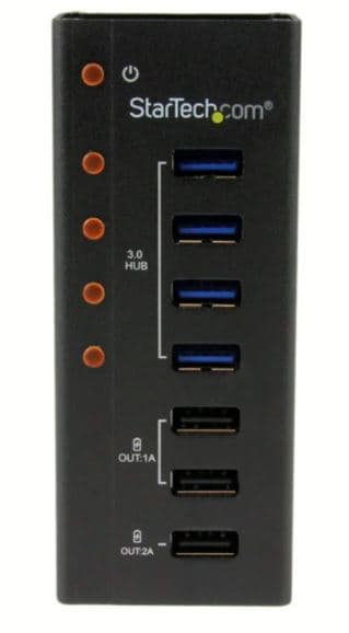 Startech 7-porttinen USB 3.0 -latauskeskus