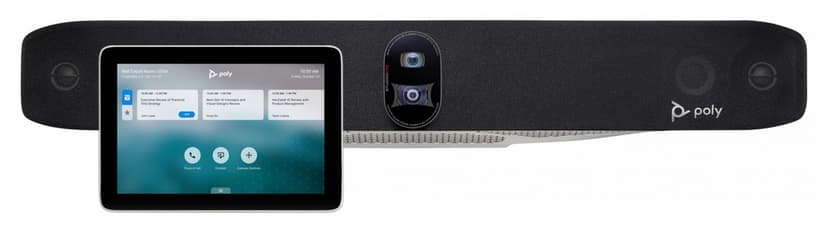 Poly Studio X70 videokonferenssystem med dubbla kameror och TC8 touch-kontroll