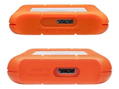 LaCie Rugged Mini 1TB USB 3.0/2.0 Hopea, Oranssi