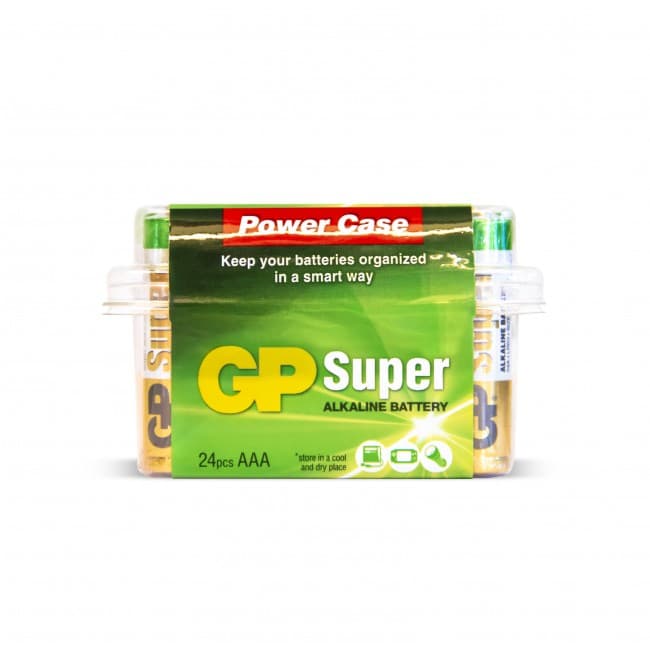 GP Batteri Super Alkaline Powercase 24st AAA/LR03