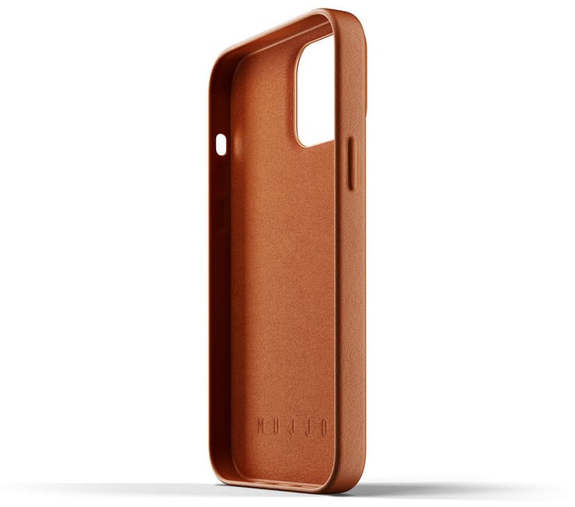 Mujjo Full Leather Wallet Case iPhone 13 Pro Max Tan
