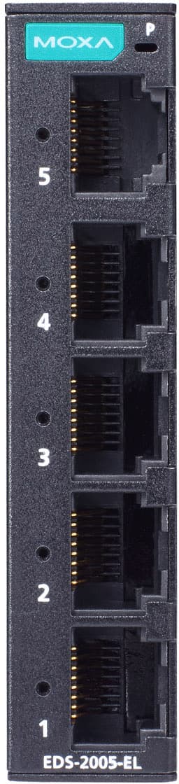 Moxa EDS-2005-EL-T Industriell Ohanterad 5-port Switch