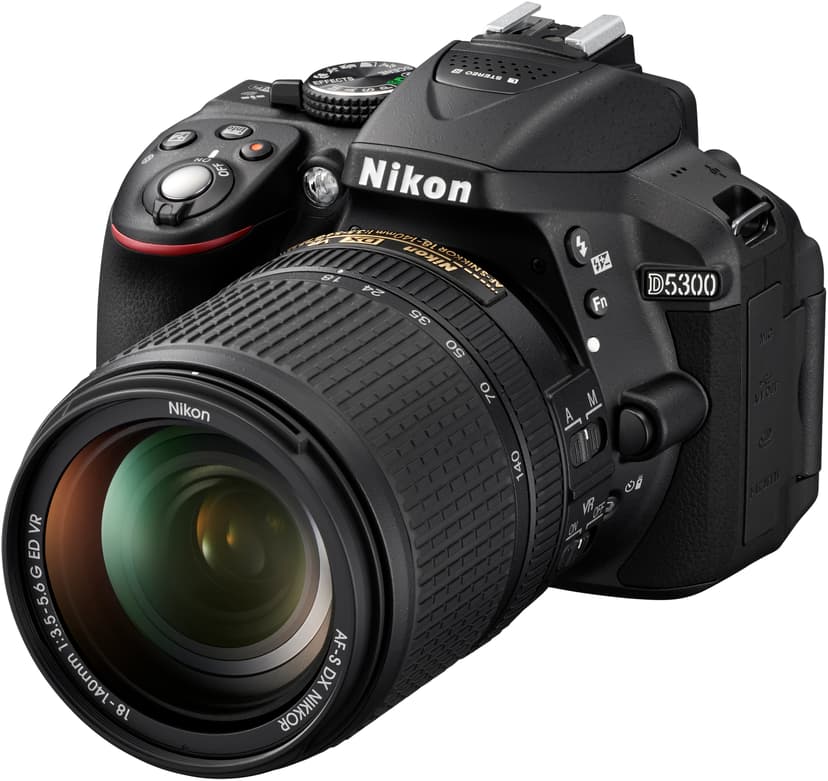 Pine agitation generelt Nikon D5300 + AF-S Dx 18-140/3,5-5,6 G Ed Vr - Black #Demo | Dustin.dk