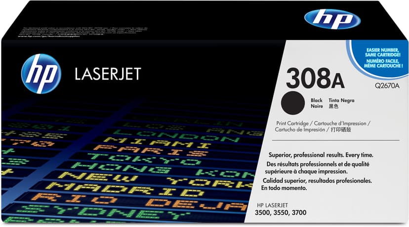 HP Toner Svart - CLJ 3500/3700