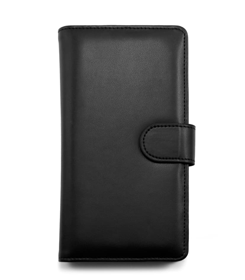 Cirafon Genuine Leather Wallet Sony Xperia Z5 Svart; Svart läder