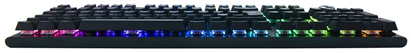 Voxicon Gaming Keyboard RGB Kabling Tastatur Nordisk Sort