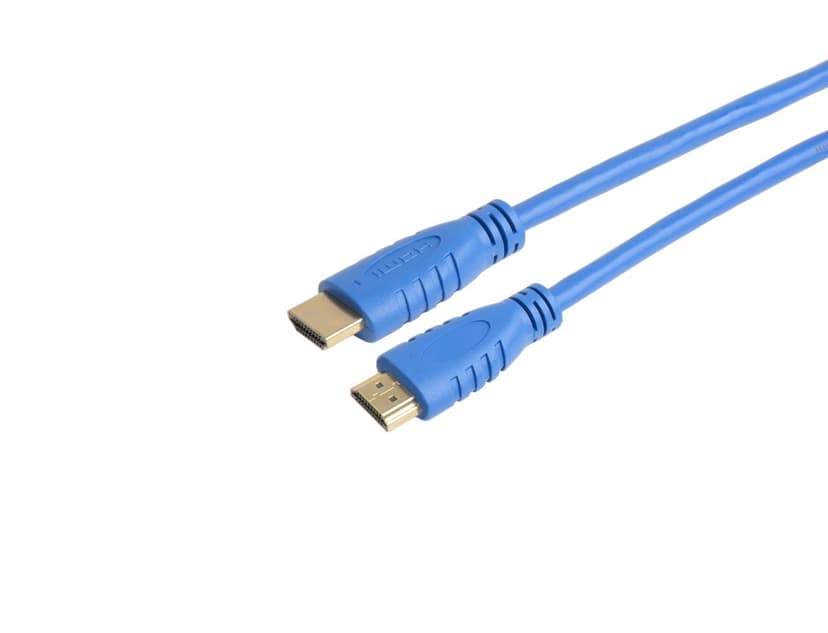 Prokord Prokord HDMI - HDMI High Speed W/ Ethernet 2m Blue 2m HDMI Hane HDMI Hane