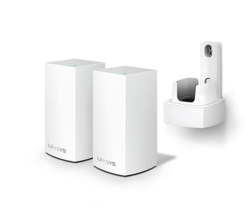 Linksys Velop Dual-Band AC1200 2-Pack + Wall Mount