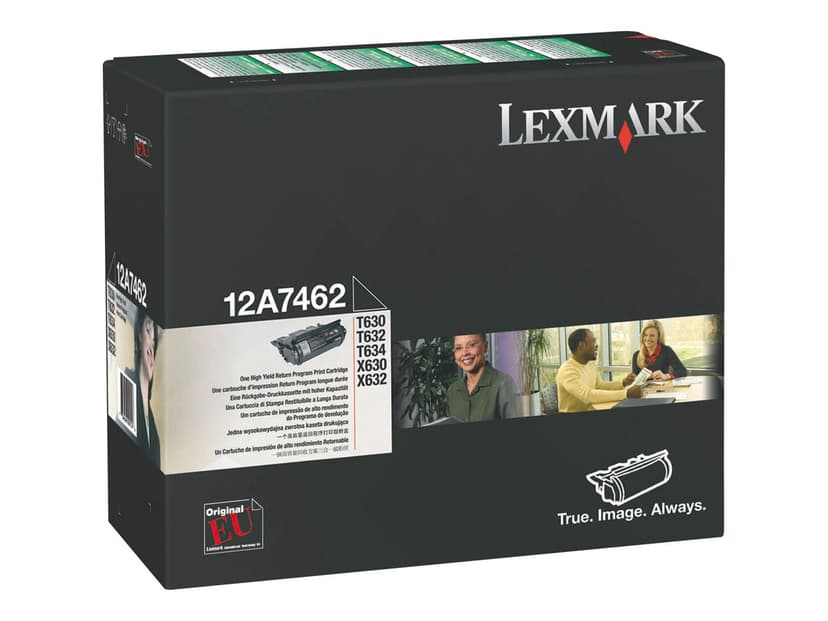 Lexmark Toner Svart 21k - T630/T632/T PREPAID