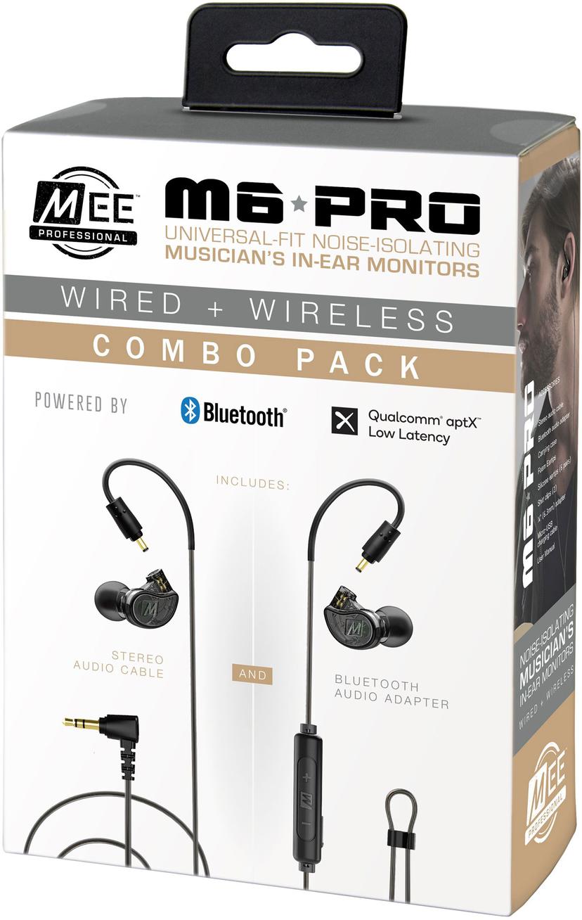 Mee Audio M6 Pro Gen2 + Btc2 Wireless Adapter Musta
