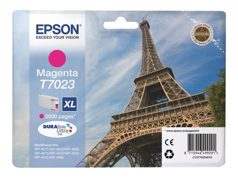 Epson Muste Magenta T7023 XL - WP4000/4500