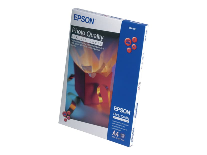 Epson Papper Photo Quality A4 100-ark 102G