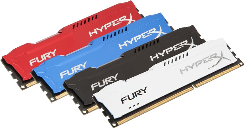 Kingston Hyperx Fury Red Series 4GB 1,866MHz DDR3 SDRAM DIMM 240-pin