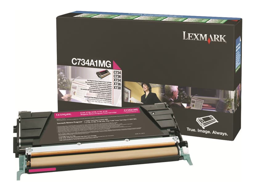 Lexmark Toner Magenta 6k - C73X X73X Return